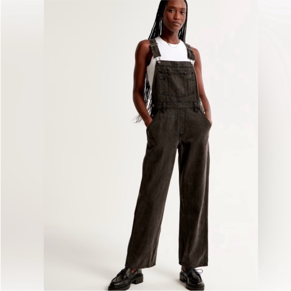 Abercrombie & Fitch Dark Gray Women's Overalls